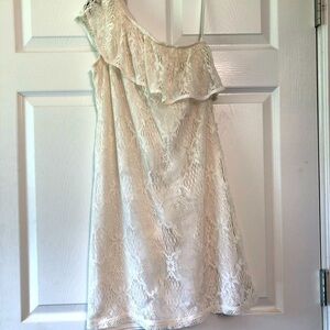 Cato’s white dress size small one shoulder…